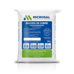 Sulfato de cobre microsal 25 kg