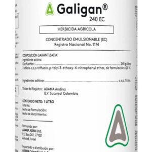 Herbicida Galigan 240 EC (Oxifluorfem) - 01 Litro